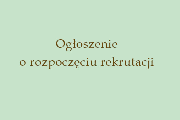 Napis o projekcie